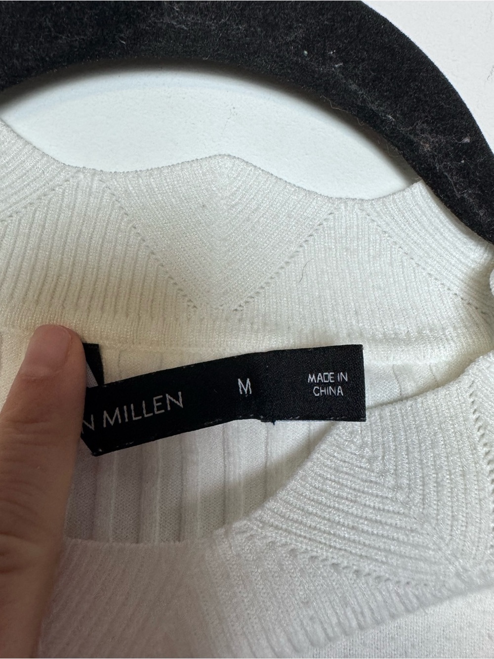 Karen Millen Pointelle Chevron Sweater - Picture 7 of 10